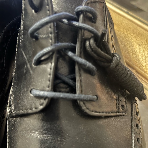 NWOB Clarks Wingtip Full Brogue Black Leather Oxford Men Shoes 11.5M - Picture 2 of 15